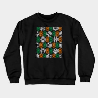 Pattern Irish shamrock Crewneck Sweatshirt